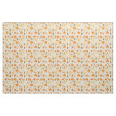 Tissu Fun Orange Fall Motif (Fat Quarter)