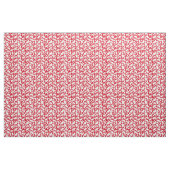 Tissu Fun rouge avec des taches blanches (Fat Quarter)