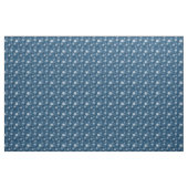 Tissu Fun Snowflake Impression Fabric, Bleu (Yard)