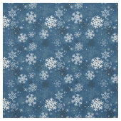 Tissu Fun Snowflake Impression Fabric, Bleu (Échantillon)
