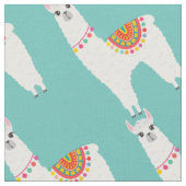 Tissu Funky Alpaca lamama drame animal mignon (Fermer)