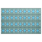 Tissu Funky Blue Motif (Yard)