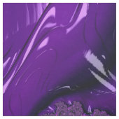 Tissu Funky Bold Boho Purple Digital Abstrait Fractal (Échantillon)