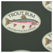 Tissu Funky Rainbow Trout Bum Fishing (Échantillon)