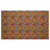 Tissu Funky Retro couleur Motif Mandala (Fat Quarter)