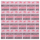 Tissu Funny Flamant rose rose (Échantillon)