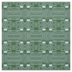 Tissu Funny Geeky Nerd Computer Circuit Board Motif