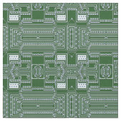 Tissu Funny Geeky Nerd Computer Circuit Board Motif (Fermer)