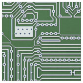 Tissu Funny Geeky Nerd Computer Circuit Board Motif (Fermer)