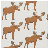 Tissu Funny moose (Fermer)