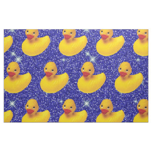 Tissu Funny Rubber Ducks Yellow Duckie Farm Amoureux des