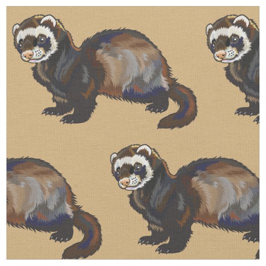Tissu furet (Mustela putorius furo) (Fermer)