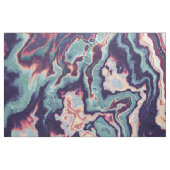 Tissu Fusion de Géode Marbre Violet Turquoise (Fat Quarter)