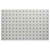 Tissu G Bureau de création Fleur bleue (Yard)