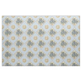 Tissu G Bureau de création Fleur bleue (Fat Quarter)