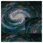 Tissu Galaxie spirale dans l'espace (Fermer)
