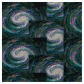 Tissu Galaxie spirale dans l'espace (Échantillon)