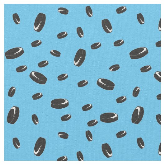 Tissu Galets d'hockey (Fermer)