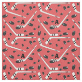 Tissu Galets et bâtons d'hockey (Échantillon)