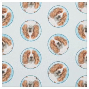 Tissu Gallois Springer espagnol peinture de chien origin
