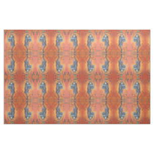 Tissu Gamaun L'Oiseau Prophétique Avec Des Plumes Rouill