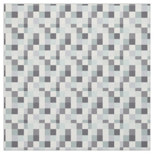 Tissu Gamer gris du motif   de Pixelated