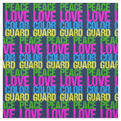 Tissu Garde couleur mignonne (Échantillon)