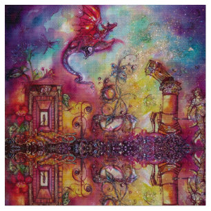 TISSU GARDEN OF THE LOST SHADOWS / FLYING RED DRAGON
