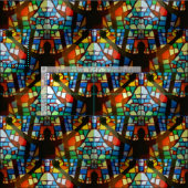 Tissu Gardez la foi (Carreau)