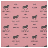 Tissu Gardez le calme et continuez (Échantillon)