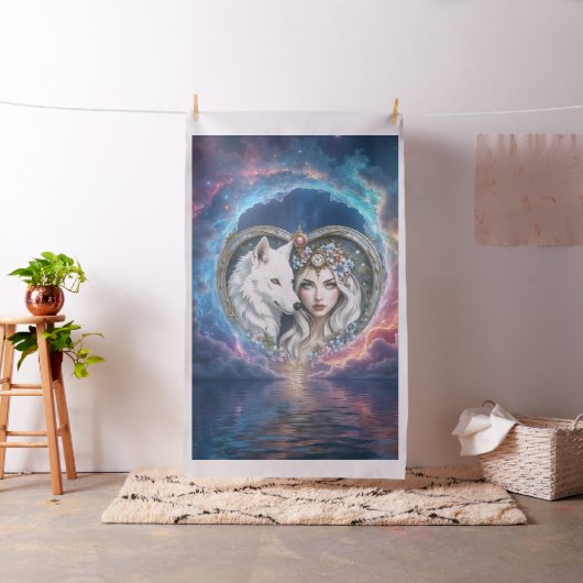 Tissu Gardien au clair de lune du Cœur Éternel. (In Situ)