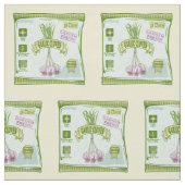 Tissu Garlic Cloves Jardin végétal (Échantillon)