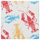 Tissu Gâteau de homard rouge Nouvelle-Angleterre (fermé)