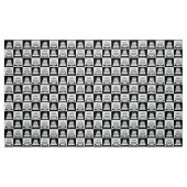 Tissu Gâteau noir et blanc (Fat Quarter)