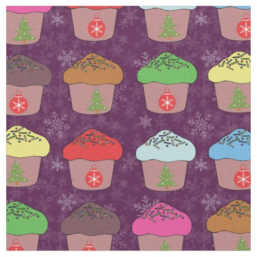 Tissu Gâteaux de Noël (Fermer)