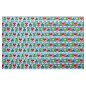 Tissu Gators d'amour pour la paix (Fat Quarter)