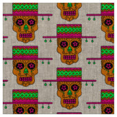 Tissu Gaucho Sugar Crâne (Fermer)