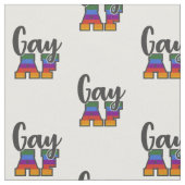 Tissu Gay AF Typographie Pattern (Fermer)