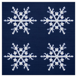 Tissu Géant flocons de neige en cristal de glace sur Dar