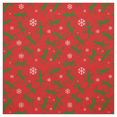 Tissu geckos de fêtes (Échantillon)