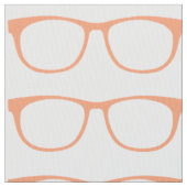 Tissu Geek de lunettes orange (fermé)