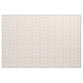 Tissu Geek de lunettes orange (Yard)