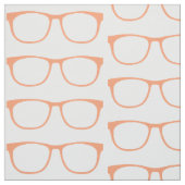 Tissu Geek de lunettes orange (Échantillon)
