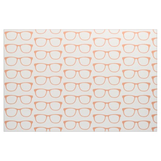Tissu Geek de lunettes orange (Fat Quarter)