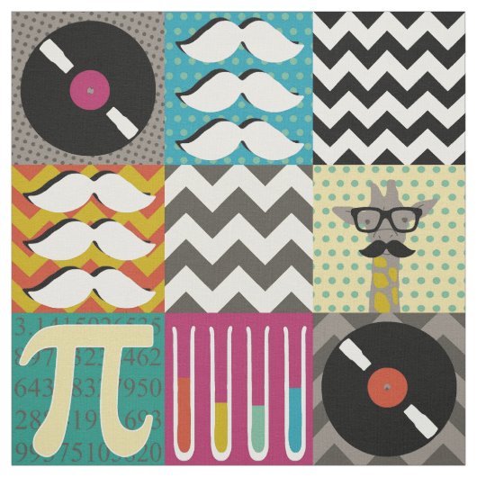 Tissu geek hip (Échantillon)