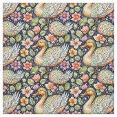 Tissu Geese, Seamless pattern, Leaves design, Nature art (Échantillon)