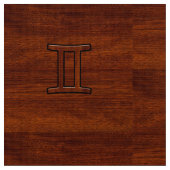 Tissu Gemini Zodiac Connexion en acajou comme imprimé (Fermer)