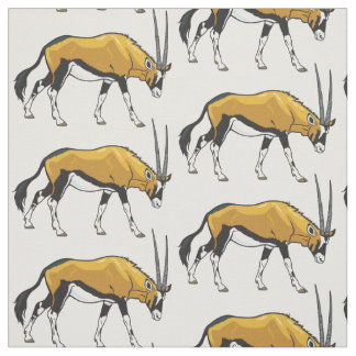 Tissu Gemsbok, gemsbuck ou oryx sud-africain