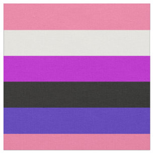 Tissu Genderfluidité Drapeau de la Fierté Fabric