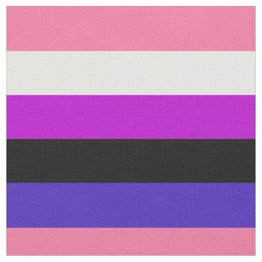 Tissu Genderfluidité Drapeau de la Fierté Fabric (Fermer)